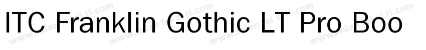 ITC Franklin Gothic LT Pro Book字体转换